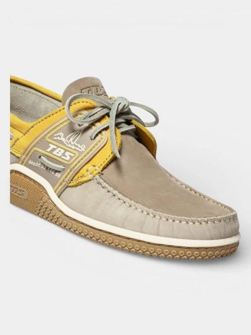 TBS Globek férfi mokaszin homok színben 5