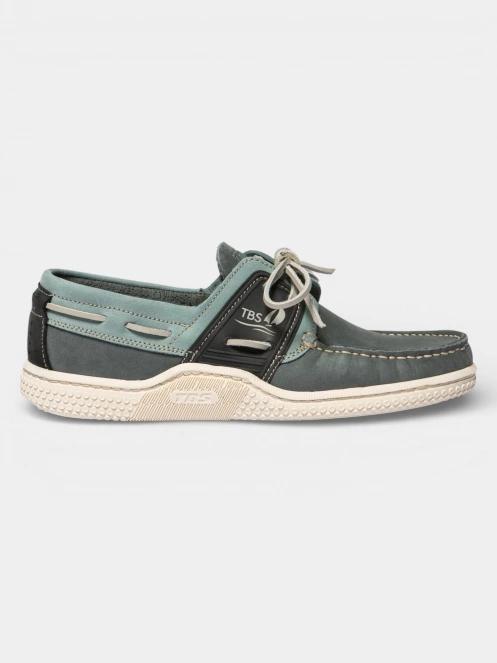 TBS Glosail férfi mokaszin zöld színben 2