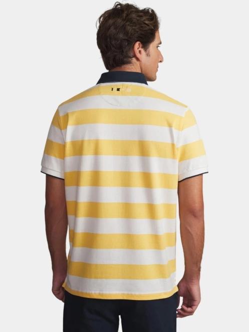 TBS Govanpol férfi galléros póló sárga színben 3