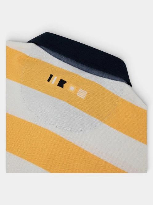 TBS Govanpol férfi galléros póló sárga színben 6