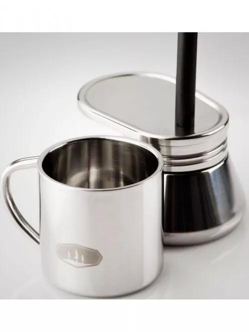 GSI MINIESPRESSO SET 1 CUP kávéfőző szürke színben 3