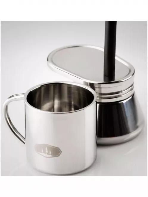 GSI Mini-Espresso Set 1 Cup kávéfőző szürke színben 4