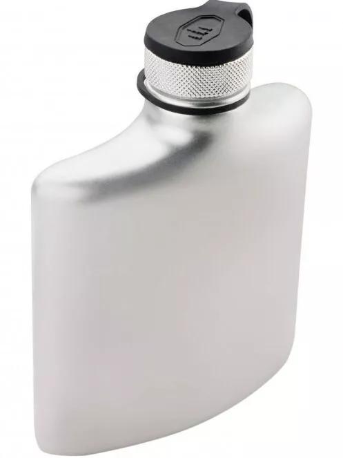GSI GLACIER STAINLESS 6 FL. OZ. HIP FLASK acél flaska szürke színben 2