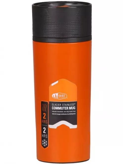 GSI Glacier Stainless Commuter Mug termosz narancssárga színben 2