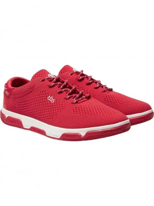 TBS Gueknit férfi sneaker piros színben 3