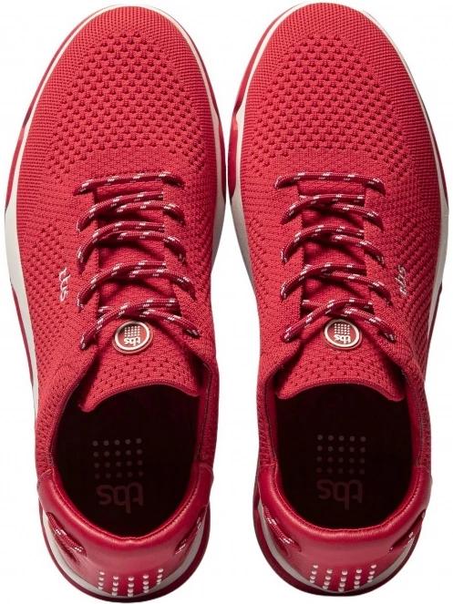 TBS Gueknit férfi sneaker piros színben 4