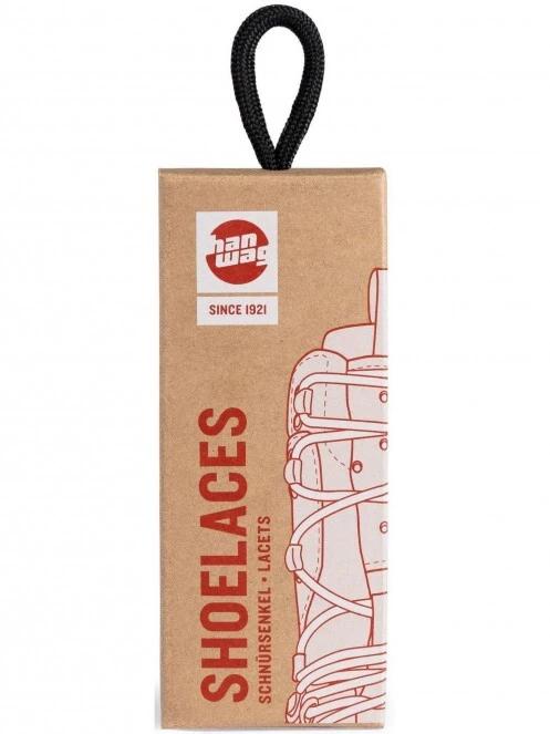 Hanwag Shoe Laces 140 cm cipőfűző fekete színben 2