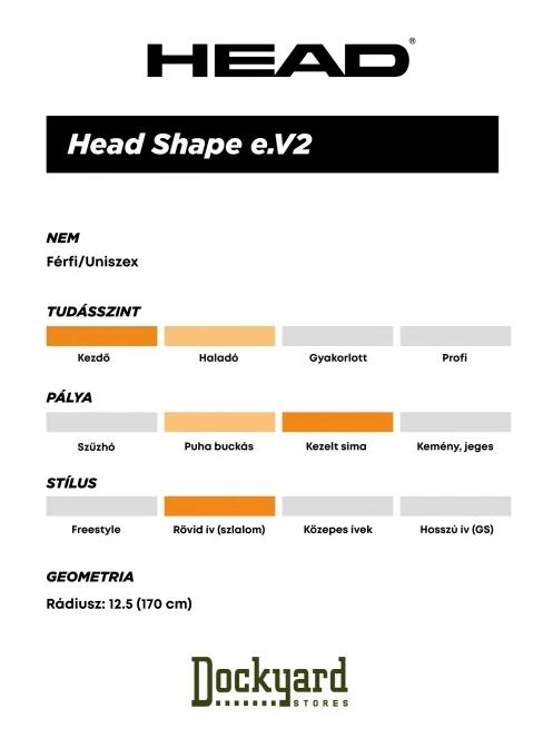 HEAD Shape V2 + PR 11 GW síléc szürke színben 3