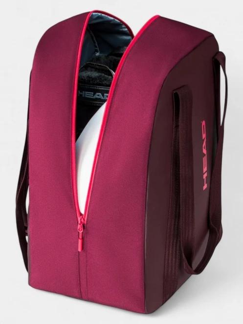 HEAD Women Boot Bag női sícipő táska bordó színben 4