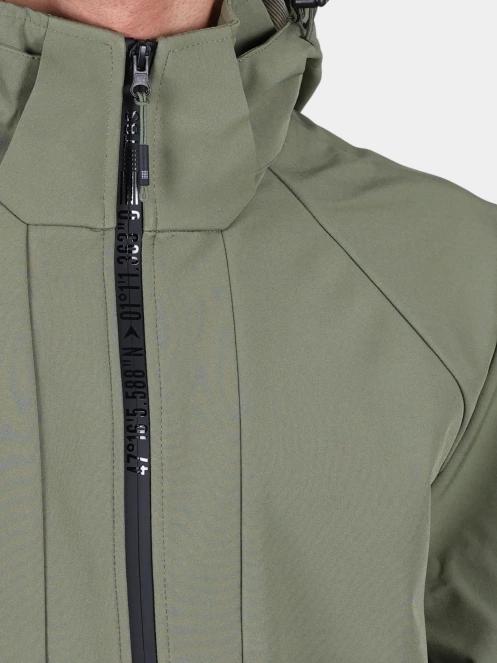 TBS Helnylon férfi softshell kabát oliva színben 8