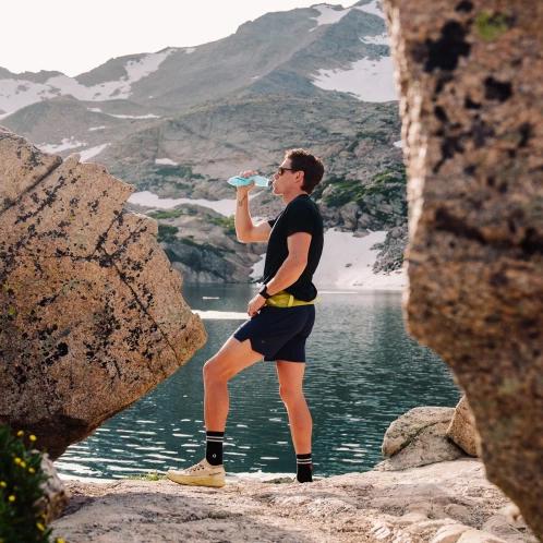 HYDRAPAK Pocketflask 500ml ivótasak világoskék színben 7