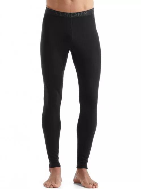 Icebreaker Men 200 Oasis Leggings férfi aláöltöző nadrág fekete színben 2