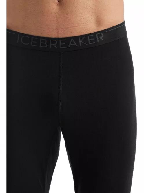 Icebreaker Men 200 Oasis Leggings férfi aláöltöző nadrág fekete színben 4