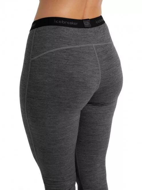 Icebreaker Women 200 Oasis Leggings női aláöltöző nadrág szürke színben 4