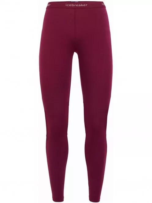 Icebreaker Women 200 Zone Leggings női aláöltöző nadrág piros színben 2