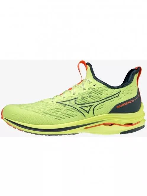 Mizuno WAVE RIDER NEO 2 férfi futócipő sárga színben 3