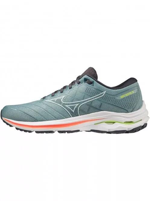 Mizuno WAVE INSPIRE 18 férfi futócipő zöld színben 3