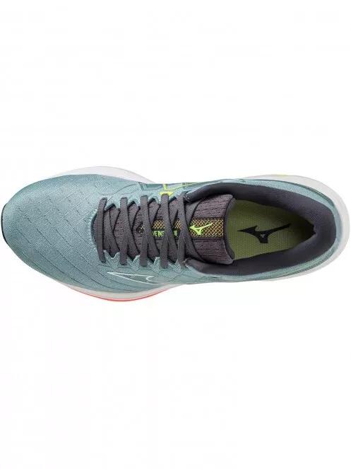 Mizuno WAVE INSPIRE 18 férfi futócipő zöld színben 4