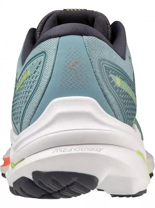 Mizuno WAVE INSPIRE 18 férfi futócipő zöld színben 5