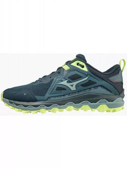 Mizuno WAVE MUJIN 8 férfi futócipő zöld színben 3