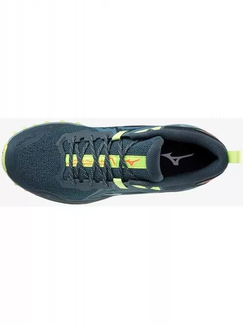 Mizuno WAVE MUJIN 8 férfi futócipő zöld színben 4