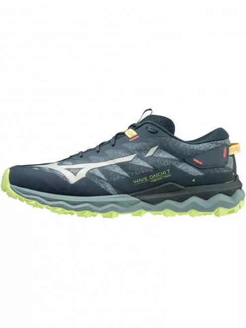 Mizuno WAVE DAICHI 7 férfi futócipő zöld színben 3