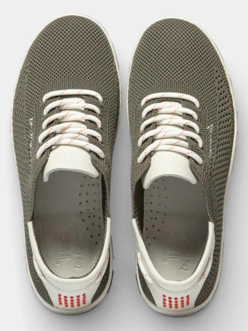 TBS Jazaria női rövid szárú cipő oliva színben 4