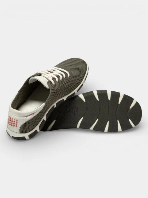 TBS Jazaria női rövid szárú cipő oliva színben 5