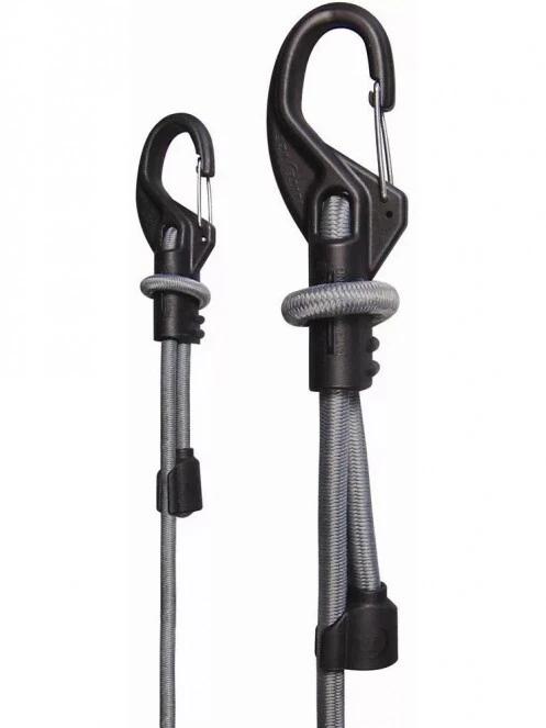 Niteize Nite Ize karabíneres gumipók, 15-71 cm-ig gumipók fekete színben 3