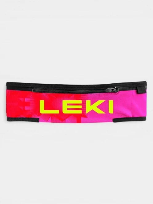 LEKI Trail Running Pole Belt, M-L túrabot tartó öv magenta színben 2