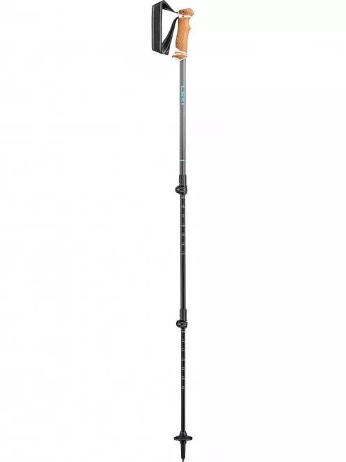 LEKI Lhasa 90 - 125 cm női túrabot szürke színben 3