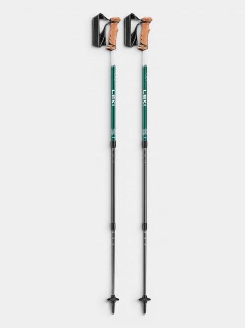 LEKI Trail, 110 - 145 cm túrabot sötétzöld színben 7