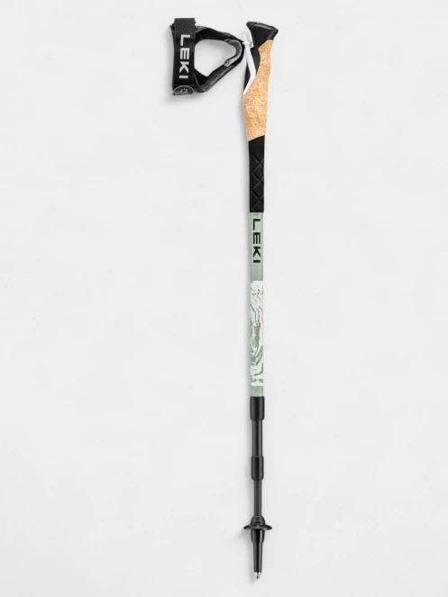 LEKI Cross Hike Carbon  túrabot zöld színben 3