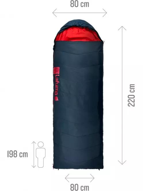 Lafuma Active 10° Xl férfi hálózsák sötétkék színben 5