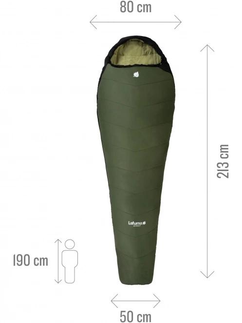 Lafuma Active 5 hálózsák zöld színben 5