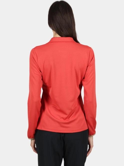 Lafuma Shield F-Zip W női polár pulóver piros színben 4