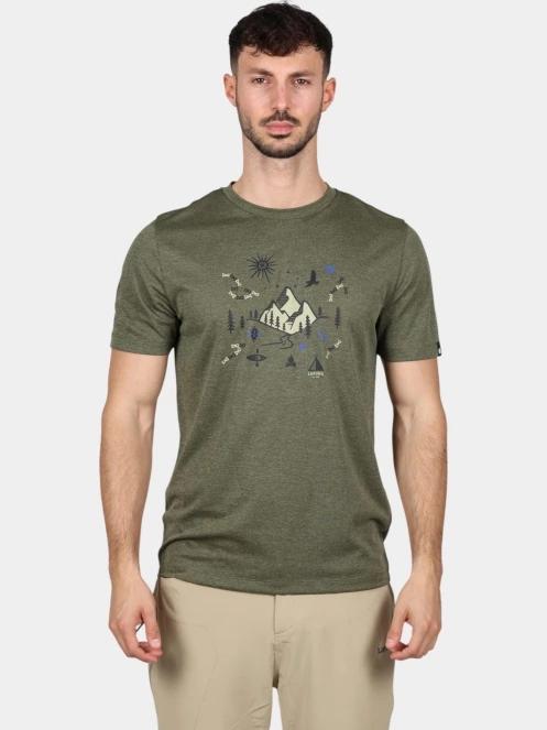 Lafuma Shift Tee M férfi rövid ujjú sport póló oliva színben 2
