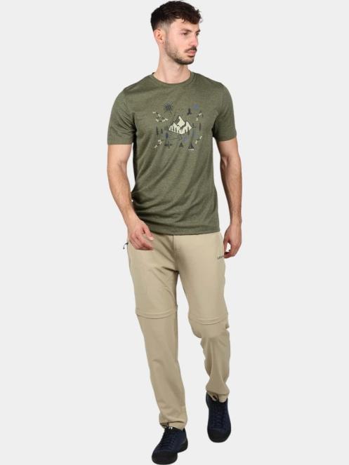Lafuma Shift Tee M férfi rövid ujjú sport póló oliva színben 5