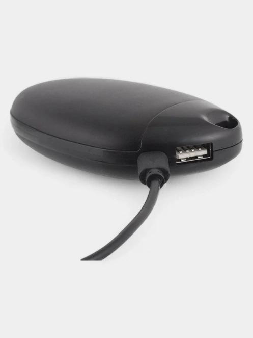 Lifemarque Rechargeable Hand Warmer, USB port kézmelegítő fekete színben 6