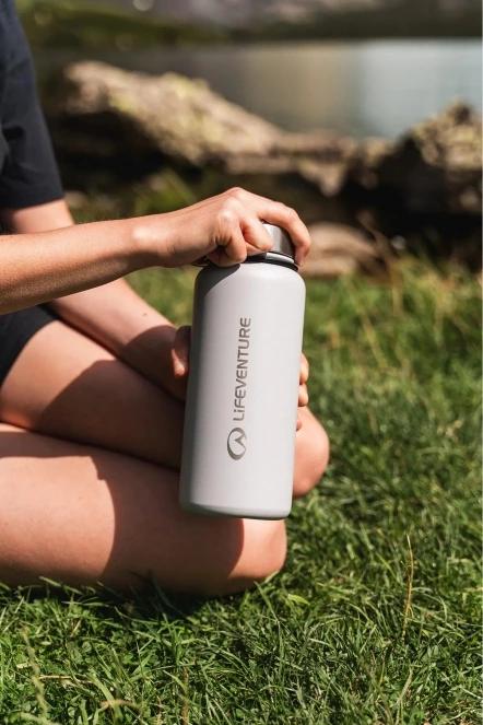 Lifemarque 1 Litre Flask kulacs szürke színben 4