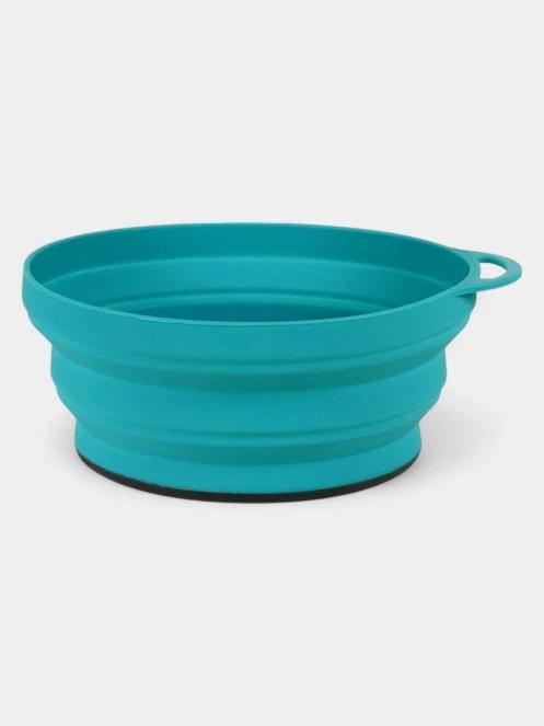 Lifemarque Silicone Ellipse Flexi-Bowl összecsukható tányér kék színben 2
