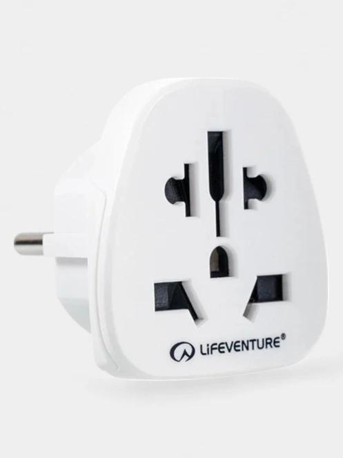 Lifemarque European Travel Adaptor átalakító fehér színben 4