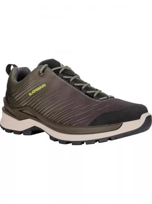 Lowa Zirrox Gtx Lo férfi vízhatlan multisport cipő oliva színben 3