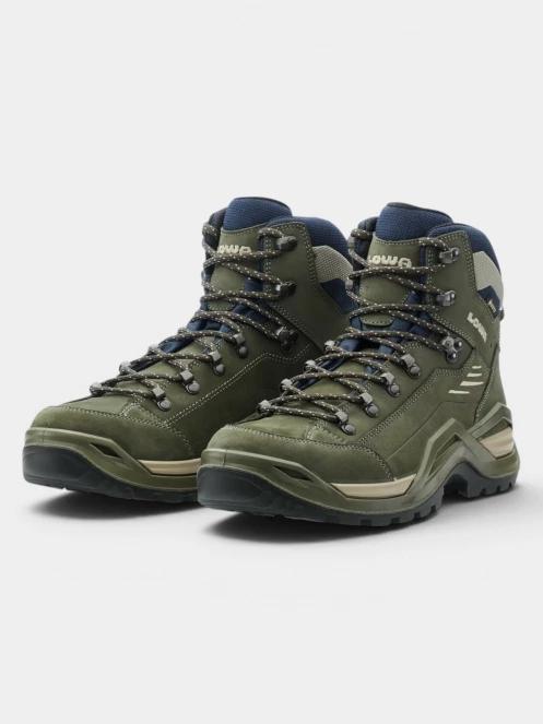 Lowa Renegade GTX MID férfi vízhatlan túrabakancs oliva színben 4