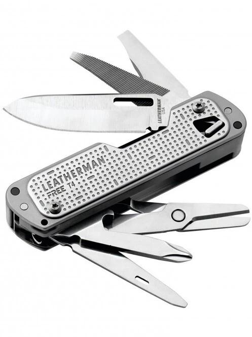 Leatherman FREE T4 multiszerszám, multiszerszám szürke színben 5