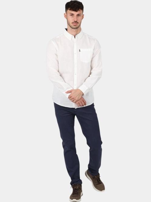 TBS Lynerche férfi hosszú ujjú ing fehér színben 5