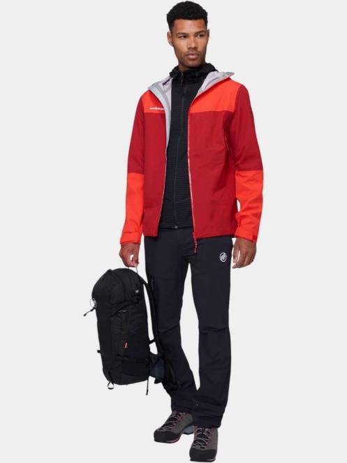 Mammut Alto Guide HS Hooded Jacket férfi vízhatlan túrakabát piros színben 5