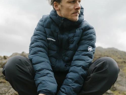 Mammut Sender IN Hooded Jacket férfi túrakabát sötétkék színben 6