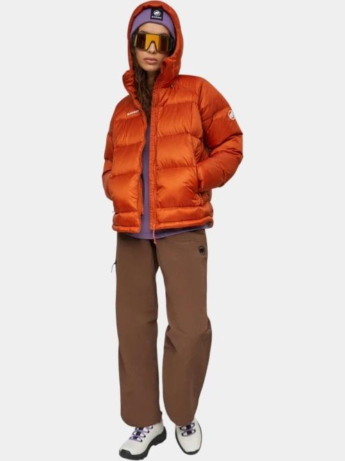 Mammut Glacier Glow IN Hooded Jacket női pehelykabát narancssárga színben 7