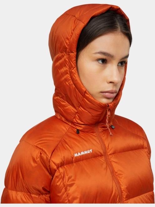 Mammut Glacier Glow IN Hooded Jacket női pehelykabát narancssárga színben 8